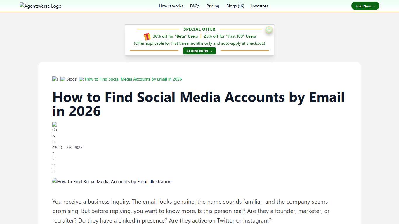 How to Find Social Media Accounts by Email (2026 Guide)